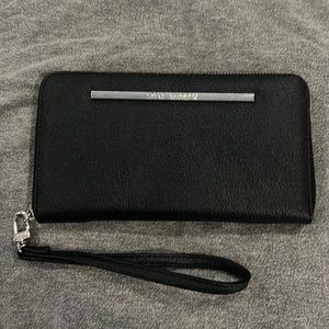 Steve Madden brand new black clutch wallet